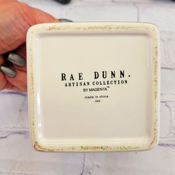 Rae Dunn BREATHE Ceramic Pen and Pencil Holder Container - Picture 6 of 8